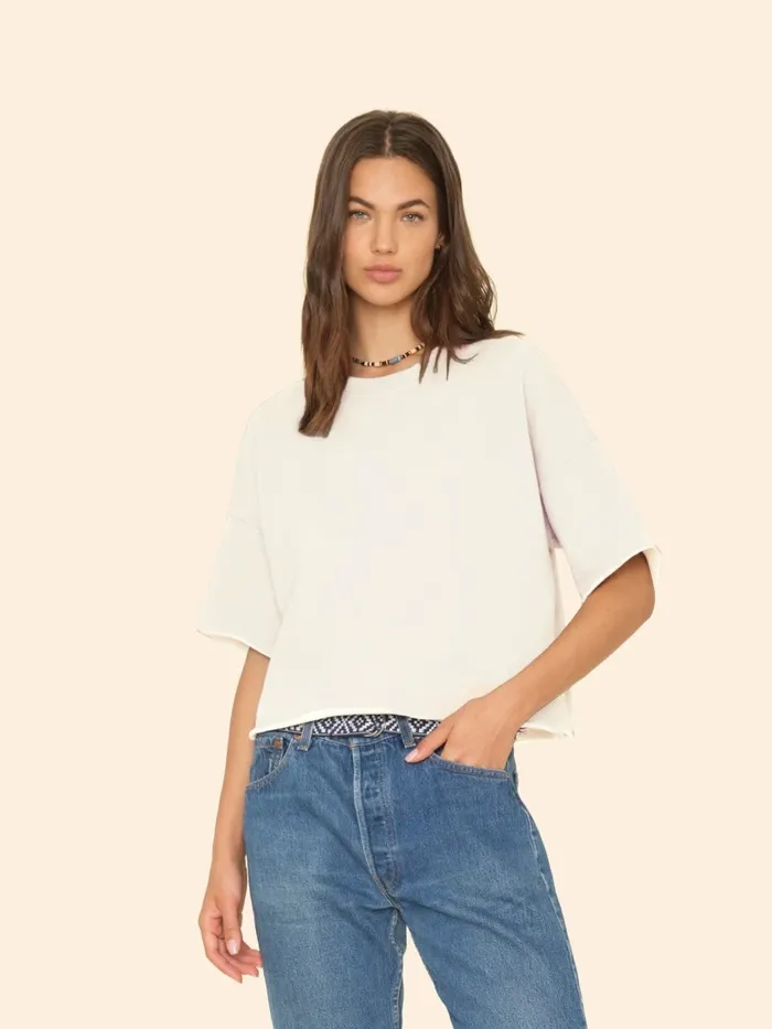 Sweats and Tees XRENA Women Clouds Romeo Sweatshirt