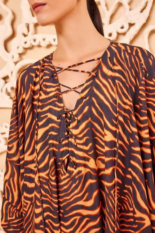 Swimwear Women Ulla Johnson Estelle Coverup Tigre Swimwear Women Ulla Johnson Estelle Coverup Tigre