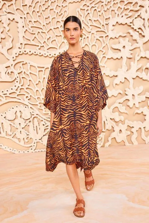 Swimwear Women Ulla Johnson Estelle Coverup Tigre Swimwear Women Ulla Johnson Estelle Coverup Tigre