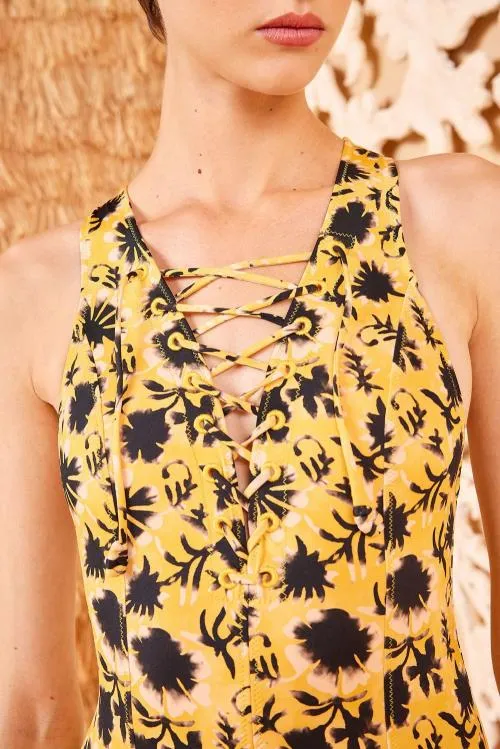 Swimwear Women Ulla Johnson Halia Maillot Zinnia