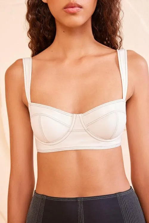 Swimwear Women Ulla Johnson Ravello Bikini Top Cowrie