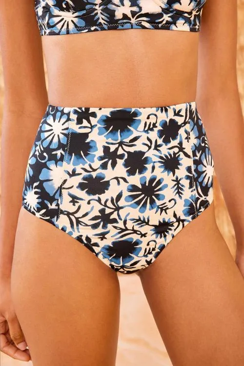 Swimwear Women Ulla Johnson Zahara Bikini Bottom Sunprint Combo