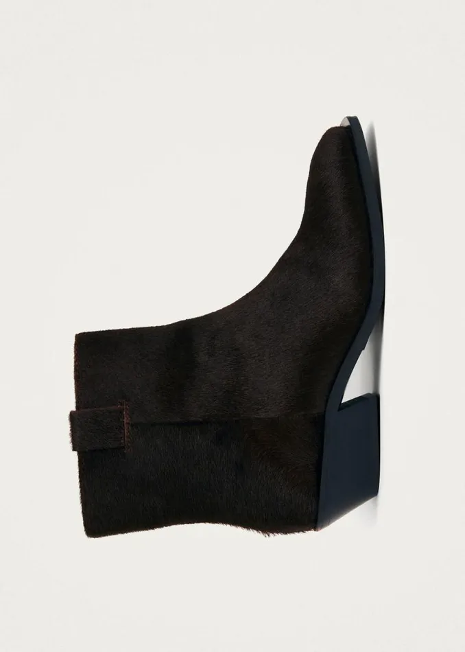 Syd Soft Dark Brown Leather Ankle Boots Women ALOHAS Boots