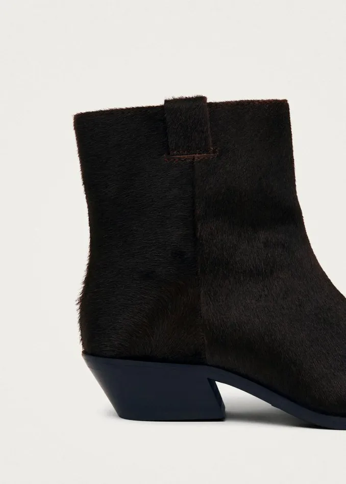 Syd Soft Dark Brown Leather Ankle Boots Women ALOHAS Boots