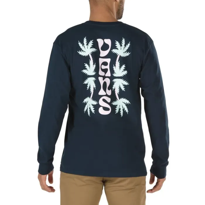 TShirts and Tanks Men Vans Rise N Shine Long Sleeve TShirt Navy