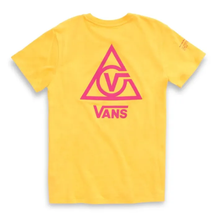 TShirts and Tanks Vans Women 66 Supply Tri Boyfriend Crew Tee Lemon Chrome