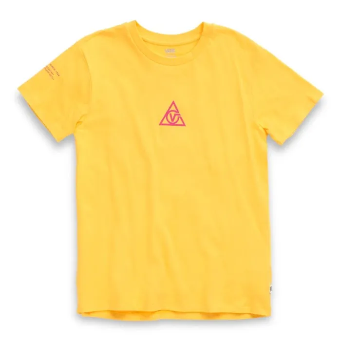 TShirts and Tanks Vans Women 66 Supply Tri Boyfriend Crew Tee Lemon Chrome
