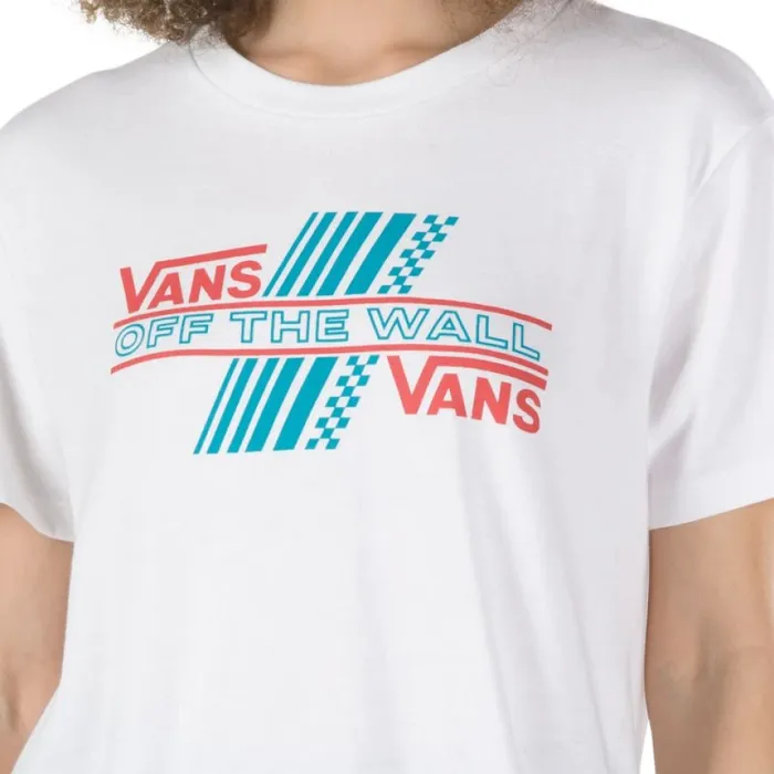 TShirts and Tanks Women Rider Tri Boyfriend Tee White Vans
