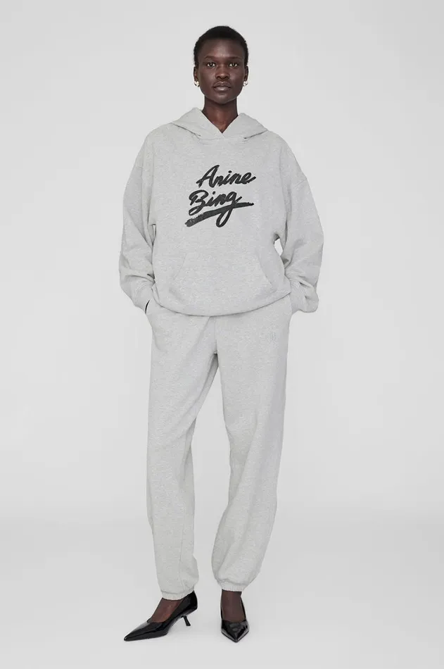 TShirts Sweatshirts Women ANINE BING Harvey Sweatshirt Signature 8211 Heather Grey TShirts Sweatshirts Women ANINE BING Harvey Sweatshirt Signature 8211 Heather Grey