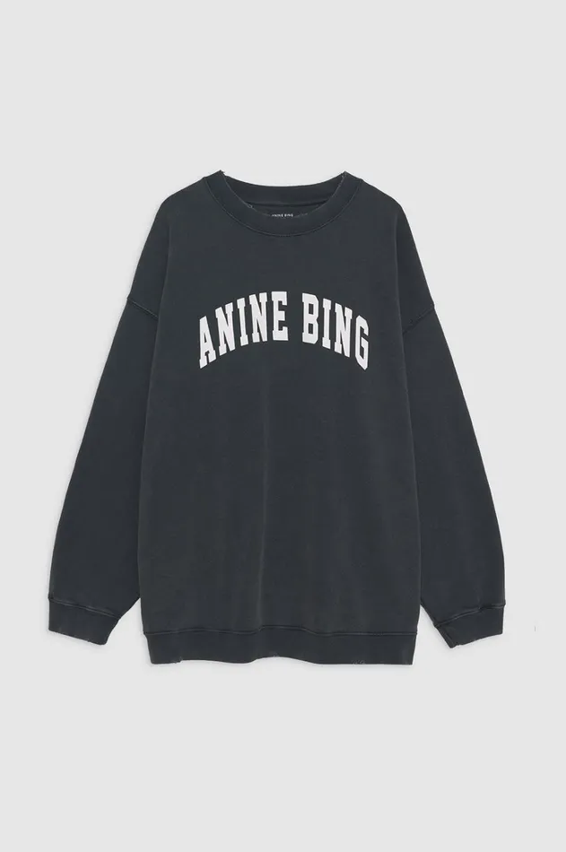 TShirts Sweatshirts Women ANINE BING Tyler Sweatshirt In Washed Black ANINE BING