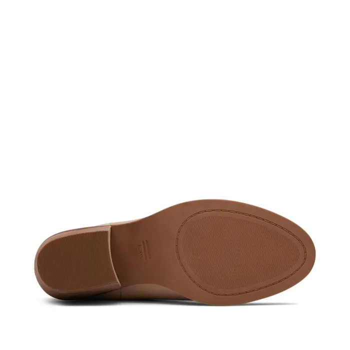 Toms Boots and Booties Everly Heeled Boot Sand Leather 8211 Women