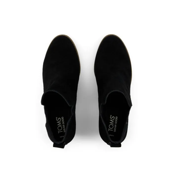 Toms Boots and Booties Gwen Ankle Boot Black Suede 8211 Women