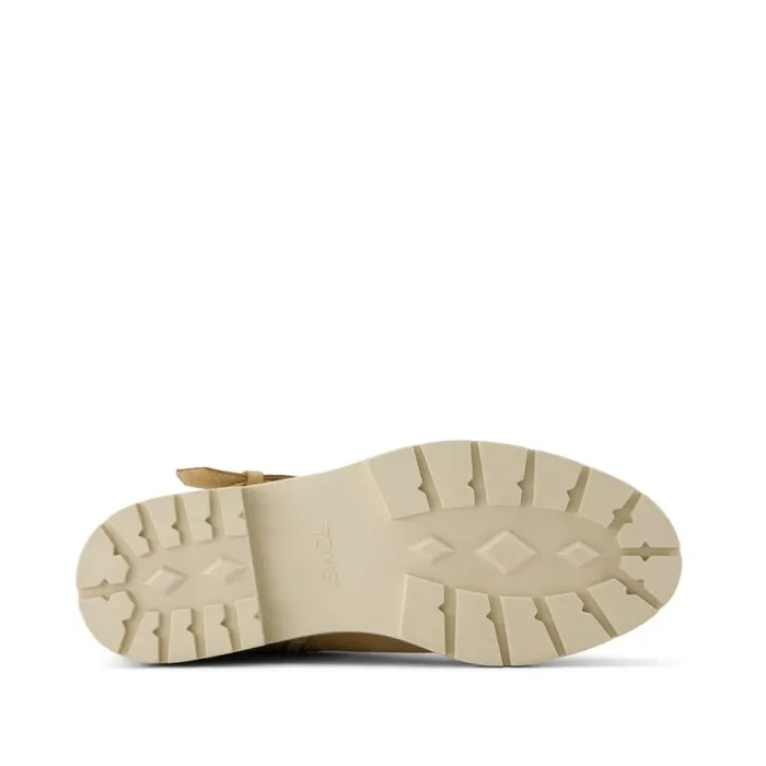 Toms Boots and Booties Ionie Moto Boot Oatmeal Nubuck Leather 8211 Women Toms Boots and Booties Ionie Moto Boot Oatmeal Nubuck Leather 8211 Women