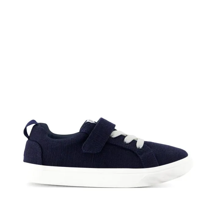 Toms Dress Casual Cruz LaceUp Kids Sneaker Navy Heritage Canvas 8211 Kids