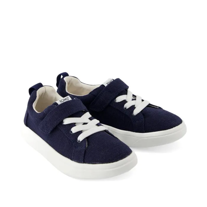 Toms Dress Casual Cruz LaceUp Kids Sneaker Navy Heritage Canvas 8211 Kids Toms Dress Casual Cruz LaceUp Kids Sneaker Navy Heritage Canvas 8211 Kids