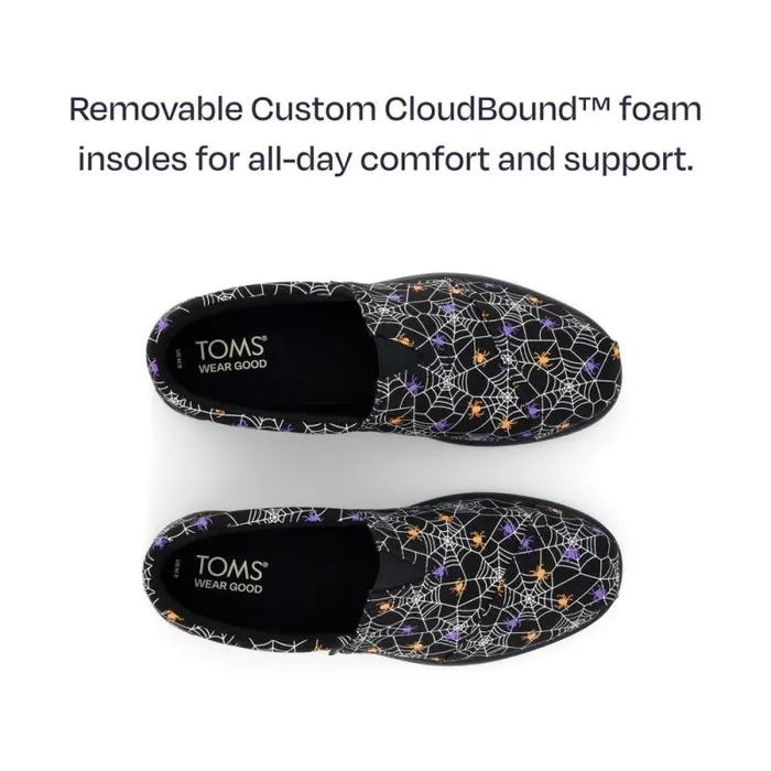 Toms Espadrilles Alp FWD Black Glow In The Dark Spiders 8211 Men Toms Espadrilles Alp FWD Black Glow In The Dark Spiders 8211 Men