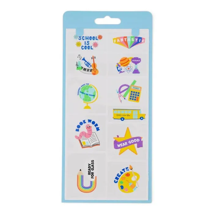 Toms Shoe Tattoos TOMS Shoe Tattoos 2 Pack Back To School Multi 8211 Gear Toms Shoe Tattoos TOMS Shoe Tattoos 2 Pack Back To School Multi 8211 Gear