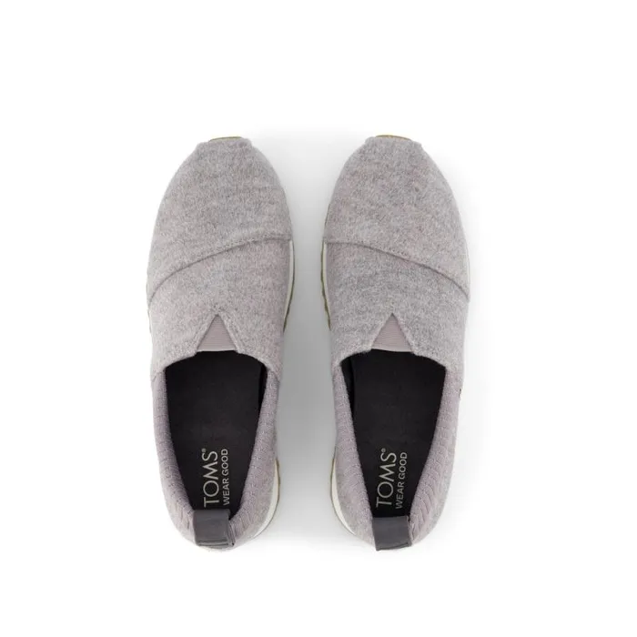 Toms Slip Ons Resident 20 Sneaker Grey Felt 8211 Women