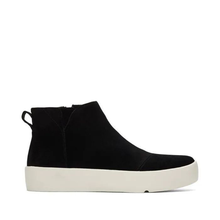 Toms Slip Ons Verona Mid Platform Sneaker Suede Black 8211 Women