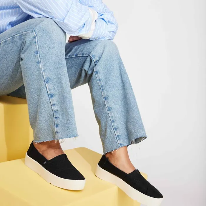 Toms Slip Ons Verona Slip On Sneaker Black 8211 Women