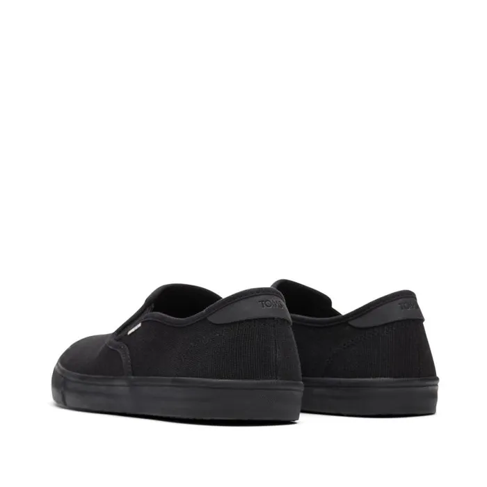 Toms Sneakers Baja Slip On Sneaker All Black Heriitage Canvas 8211 Men