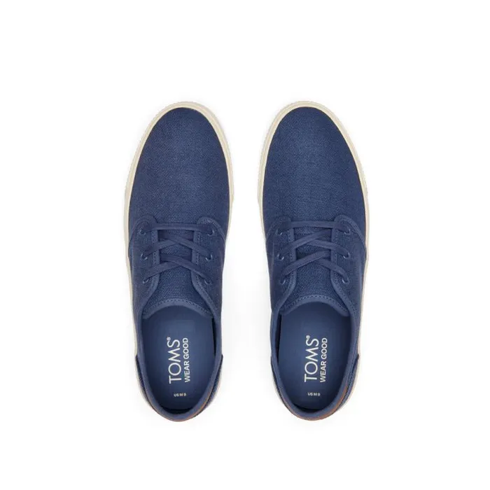 Toms Sneakers Carlo LaceUp Sneaker Cadet Blue Heritage Canvas 8211 Men Toms Sneakers Carlo LaceUp Sneaker Cadet Blue Heritage Canvas 8211 Men