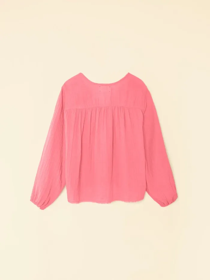 Tops Pink Charm Hortense Top XRENA Women Tops Pink Charm Hortense Top XRENA Women