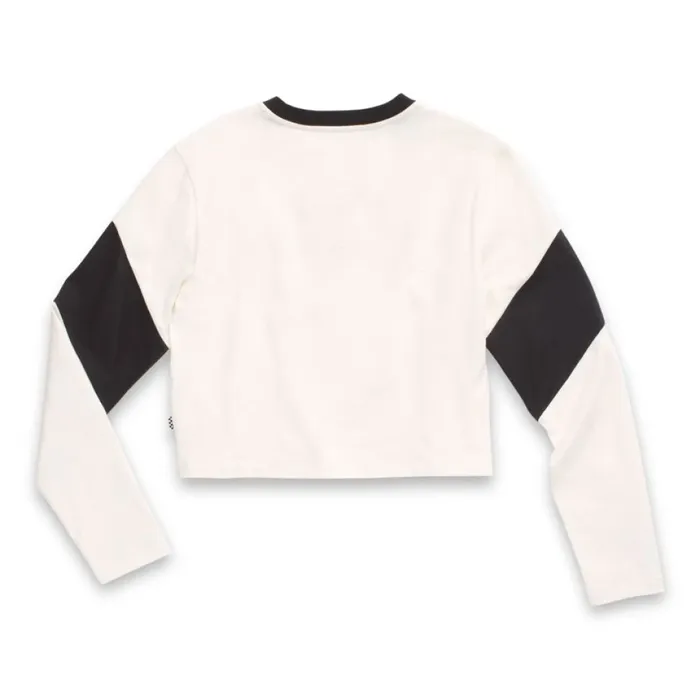 Tops Vans Women Rider Tri Crew Shirt Marshmallow Tops Vans Women Rider Tri Crew Shirt Marshmallow
