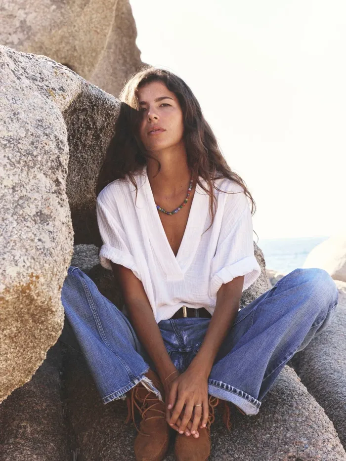 Tops White Avery Top 8211 XRENA Women