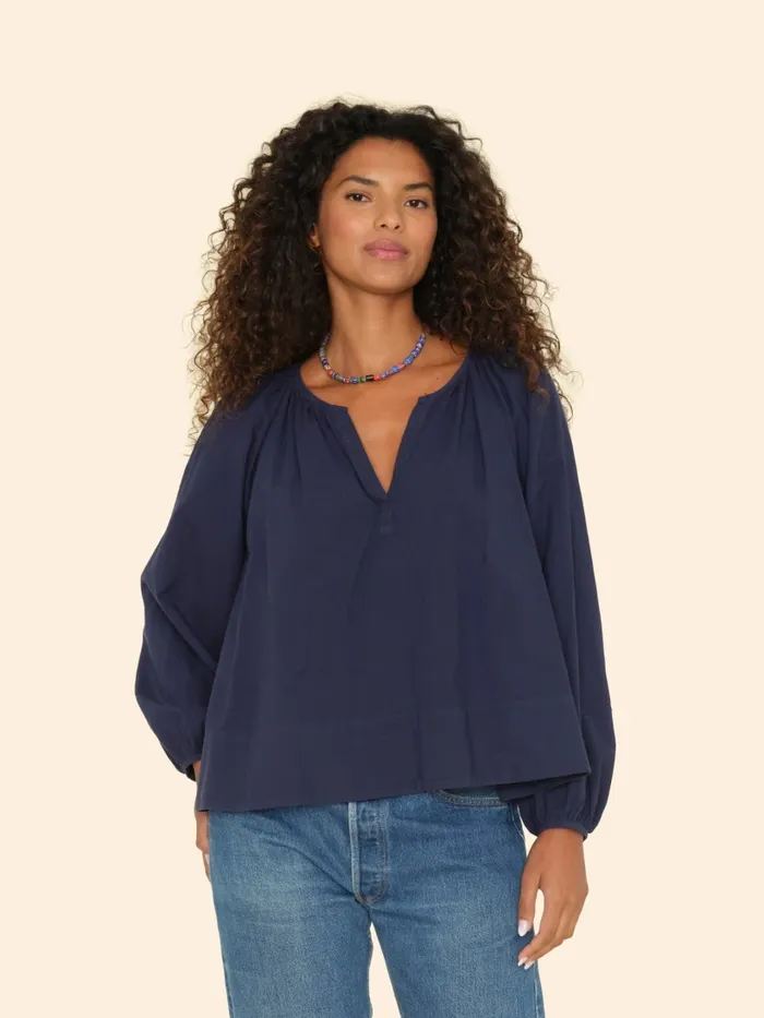 Tops Women Navy Harris Top XRENA