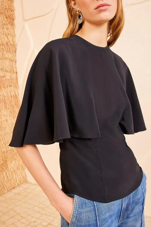 Tops Women Ulla Johnson Ada Top Noir