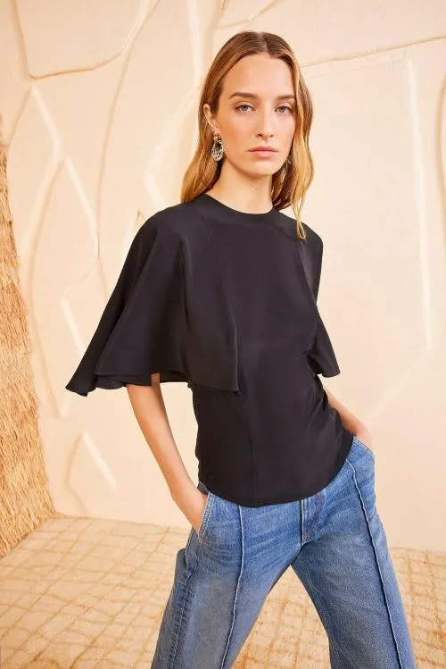 Tops Women Ulla Johnson Ada Top Noir