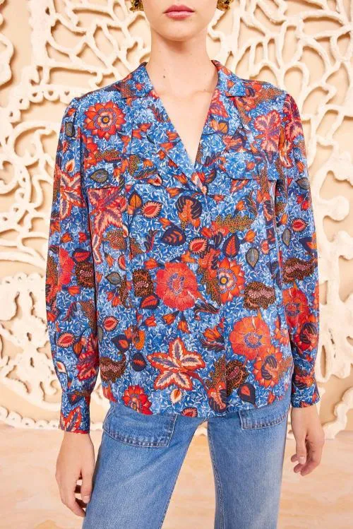 Tops Women Ulla Johnson Florian Blouse Clematis