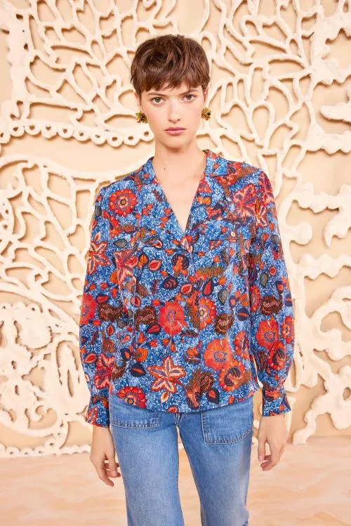 Tops Women Ulla Johnson Florian Blouse Clematis