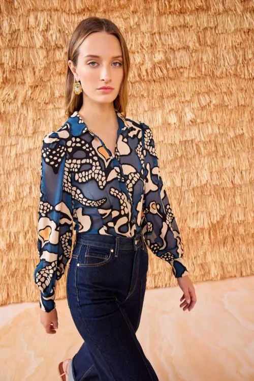 Tops Women Ulla Johnson Hera Blouse Celestine