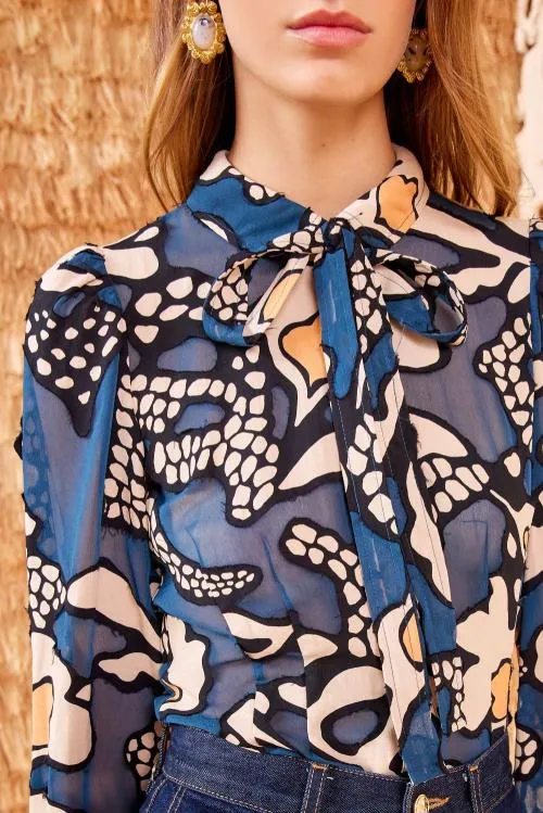 Tops Women Ulla Johnson Hera Blouse Celestine