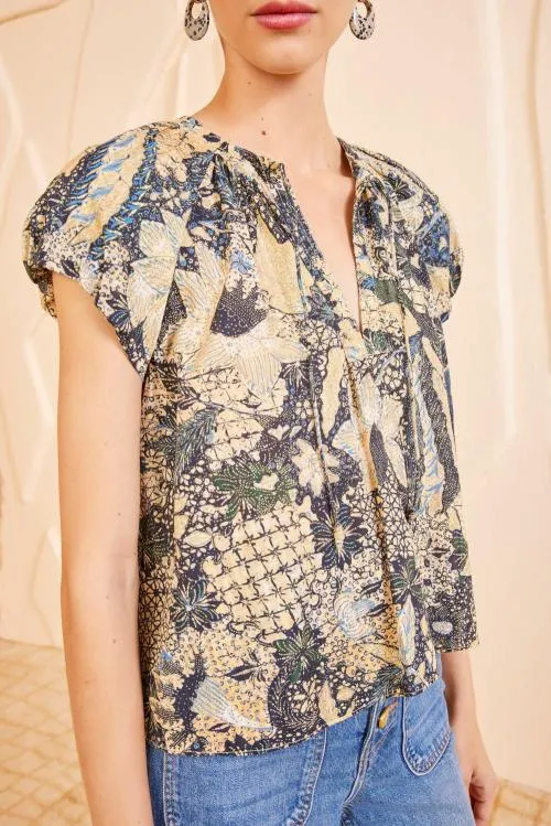 Tops Women Ulla Johnson Issa Top Bellflower Tops Women Ulla Johnson Issa Top Bellflower