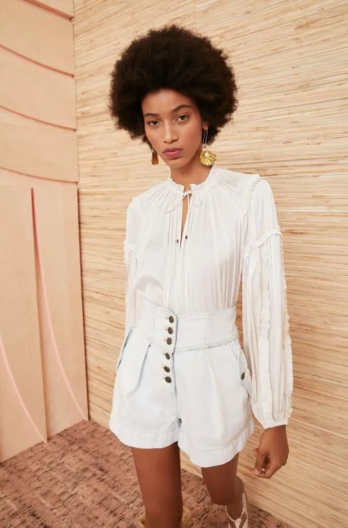 Tops Women Ulla Johnson Maeve Blouse Blanc