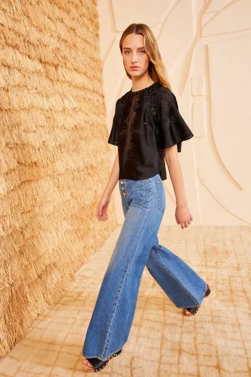 Tops Women Ulla Johnson Marlo Top Noir