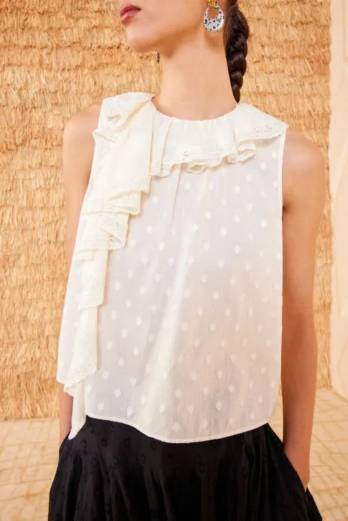 Tops Women Ulla Johnson Thalia Top Pristine