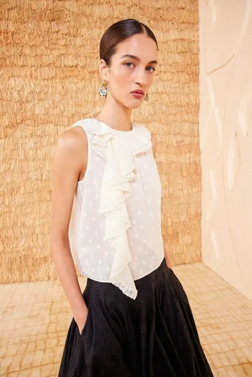 Tops Women Ulla Johnson Thalia Top Pristine