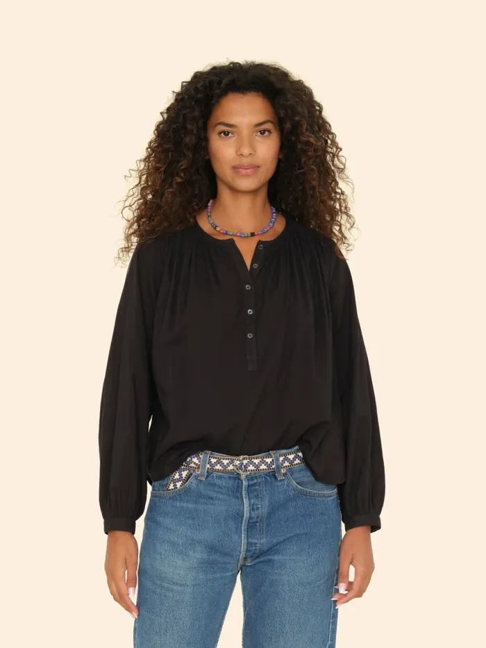 Tops XRENA Women Black Hennessy Top
