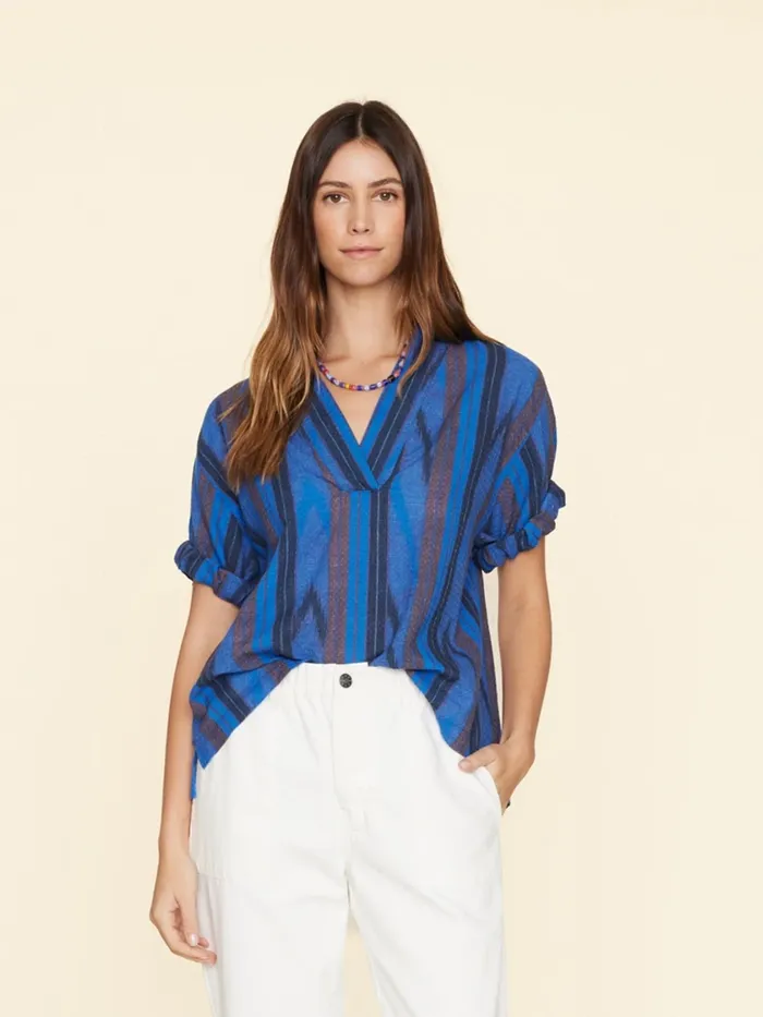 Tops XRENA Women Electric Blue Avery Top