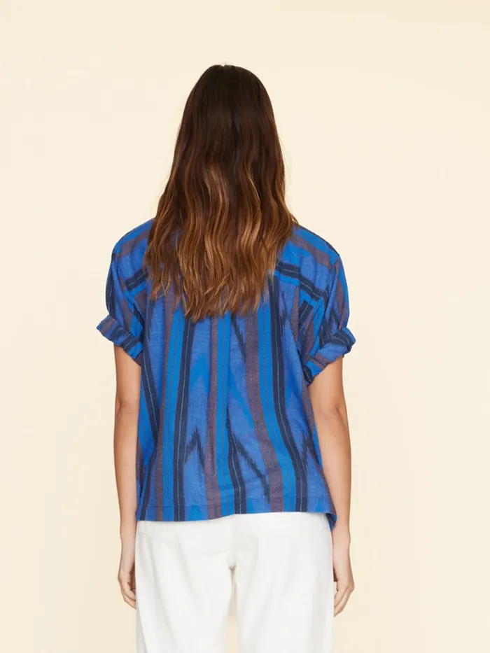 Tops XRENA Women Electric Blue Avery Top Tops XRENA Women Electric Blue Avery Top