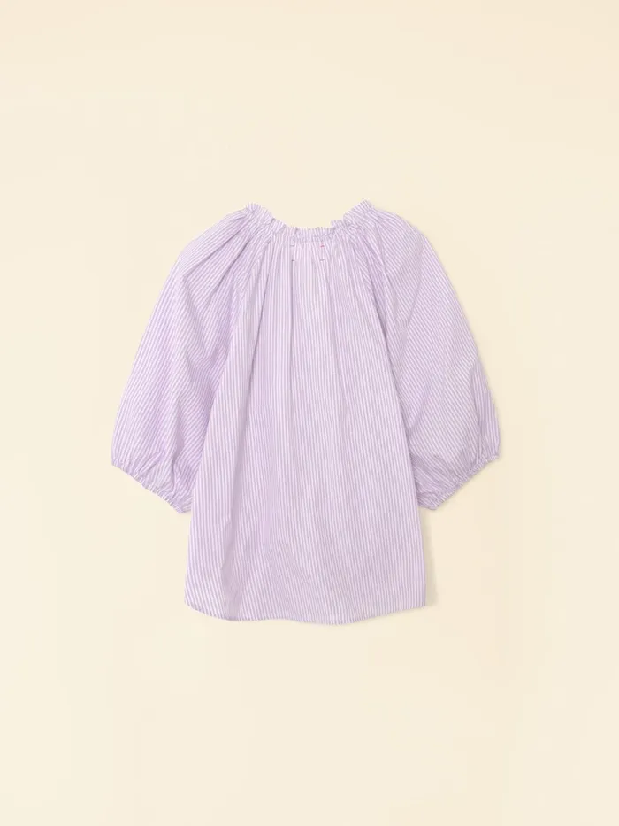Tops XRENA Women Violet White Jules Top