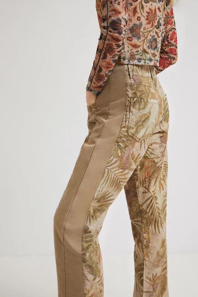 Tropical Hybrid Trousers Women Desigual Pants and Leggings