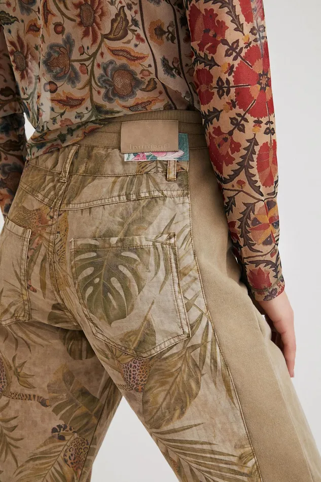 Tropical Hybrid Trousers Women Desigual Pants and Leggings