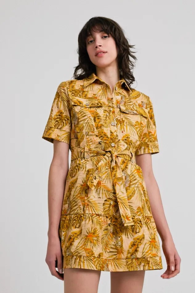 Tropical Shirt Dress Women Desigual Dresses