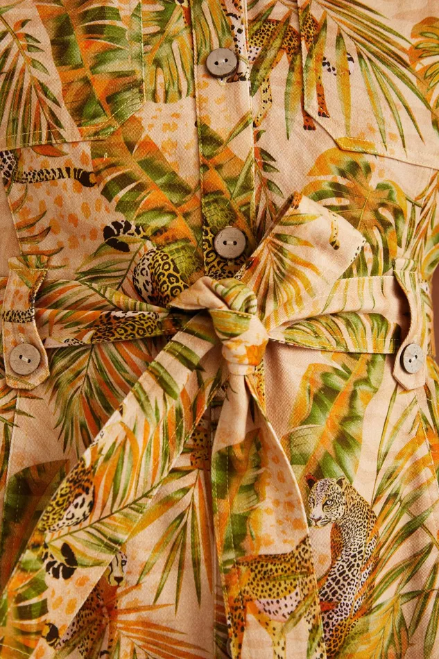 Tropical Shirt Dress Women Desigual Dresses
