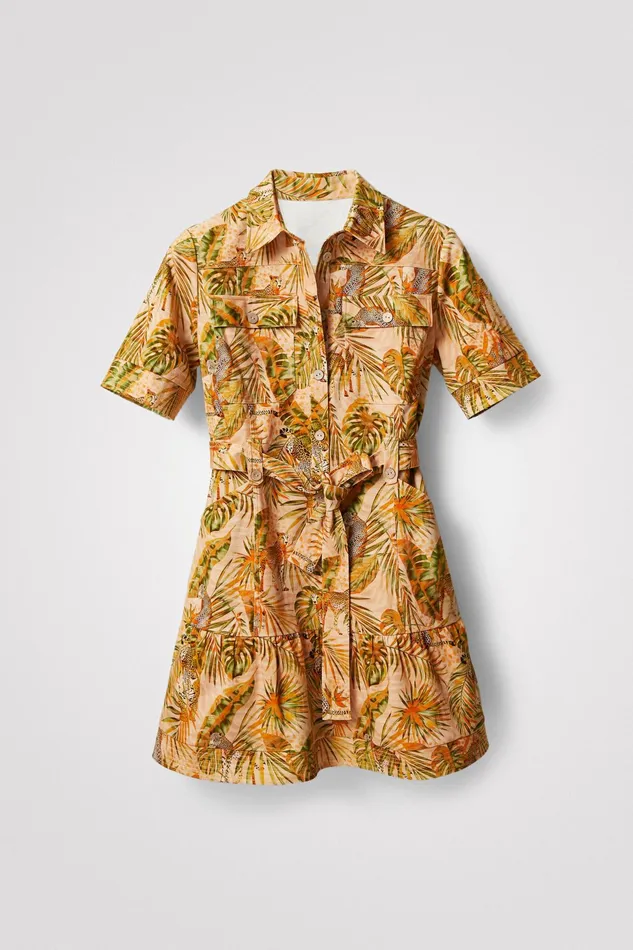 Tropical Shirt Dress Women Desigual Dresses